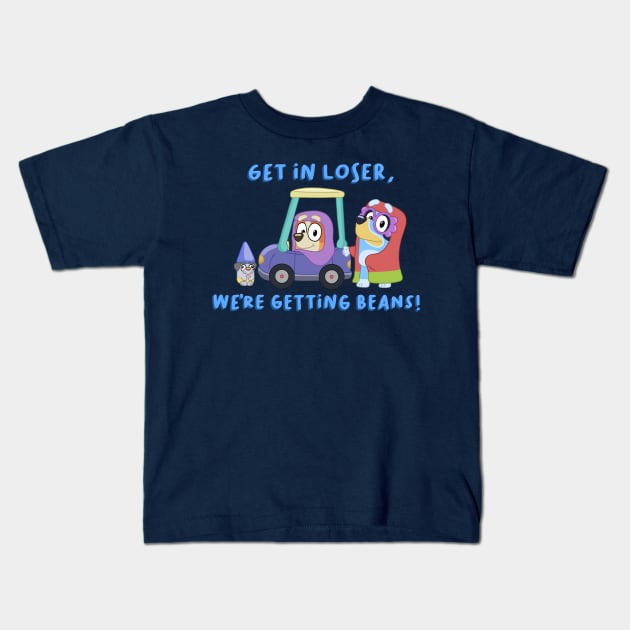 Get in loser! Kids T-Shirt by alexhefe